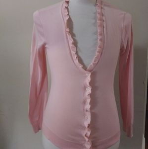 Lauren RL Summer Pink Cardigan
